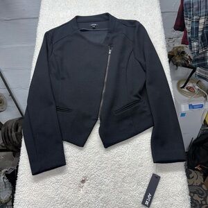 Apt.9 Black Moto Women's Jacket, size large, brand new with tags